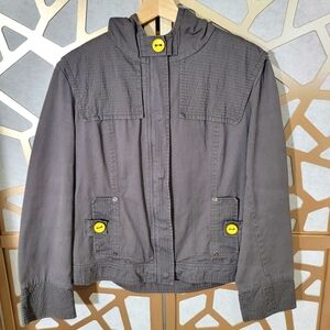 NWOT COFFEESHOP NYC Grey Utility Stitch Jacket